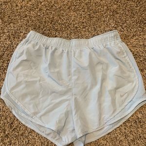 Nike running shorts.